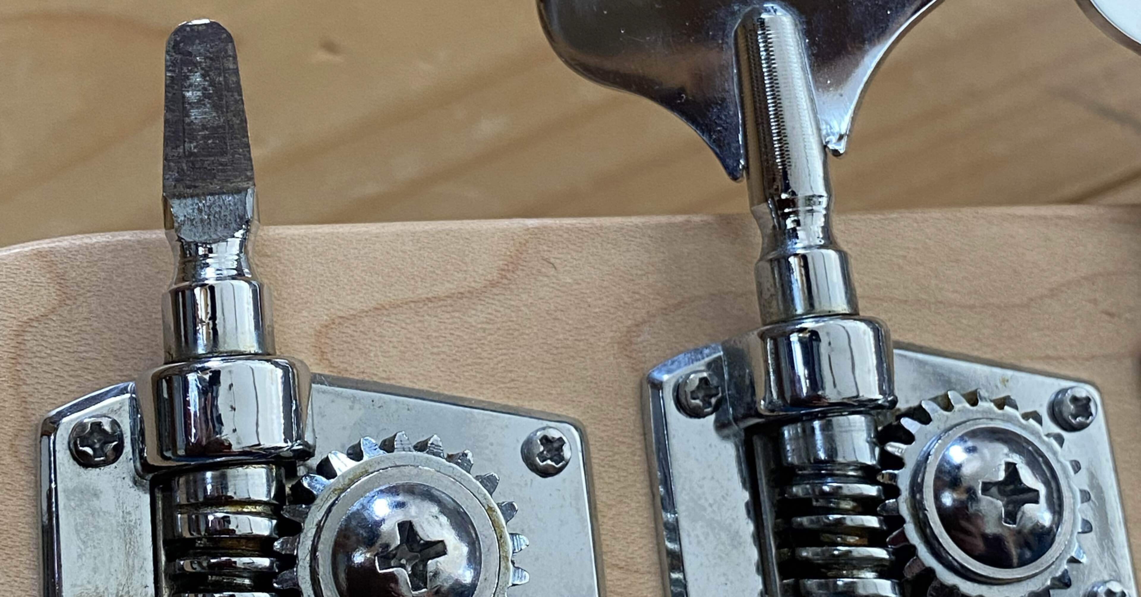 エレキベースのペグ破損修理 Bacchus Universe Series BJB-1｜せいのじ