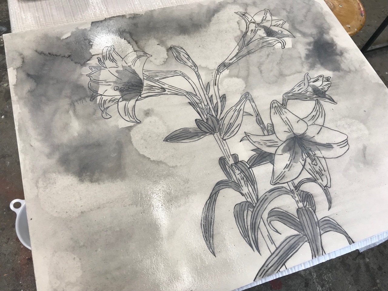 H28.3.32 京都の伝統工芸品の一つで、「糸で描く絵画」と