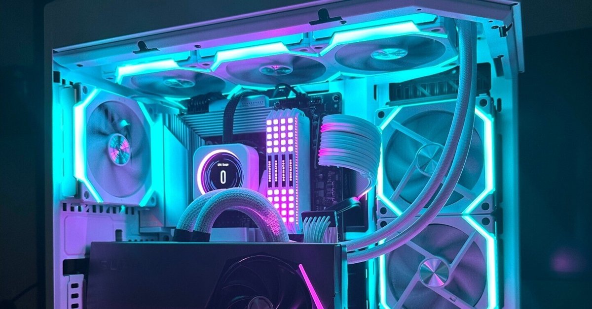 Hyte y60で白い自作PC|Dan Hyte y60で白い自作PC|Dan