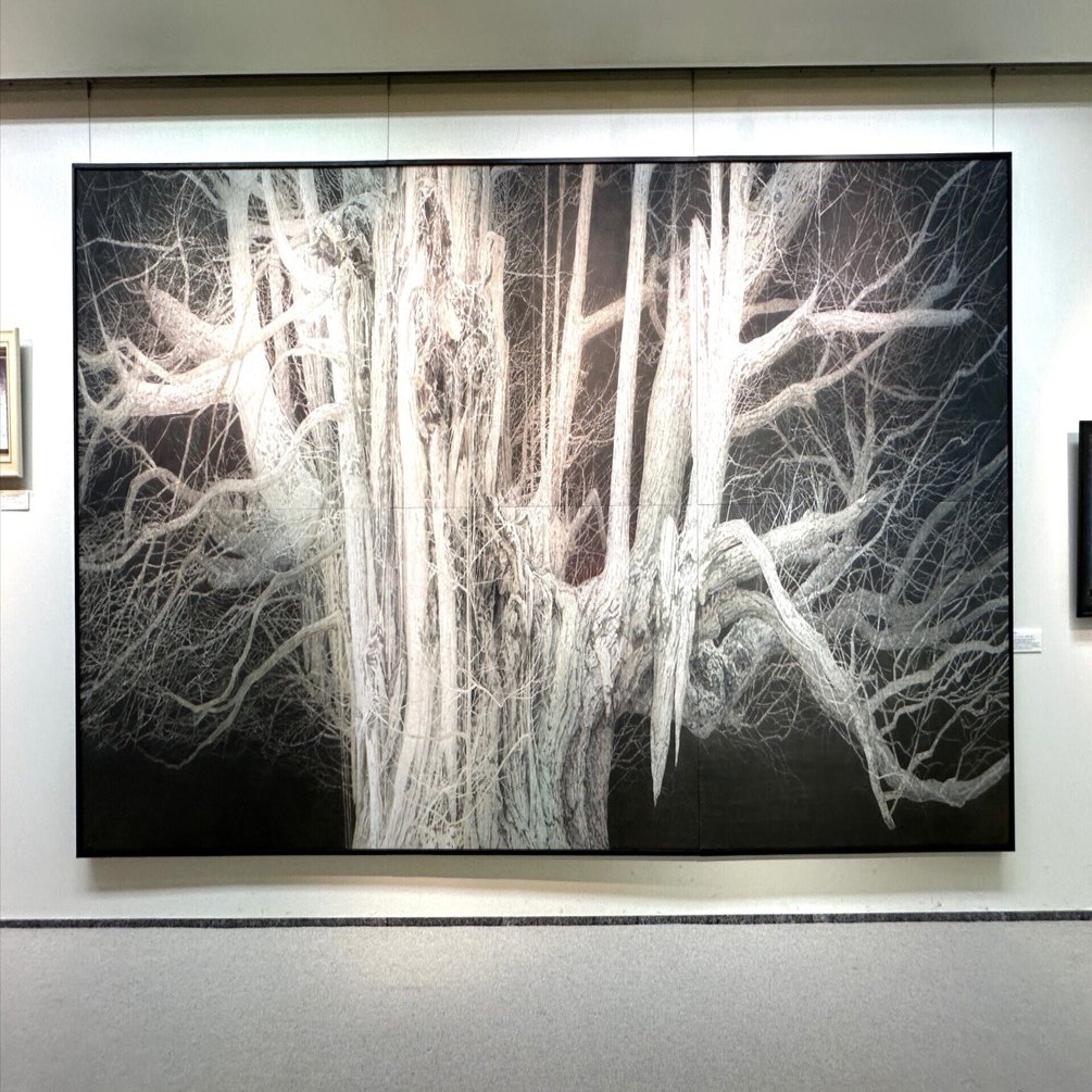 雪景色に魅かれて 野地美樹子氏個展 「樹を見つめて」 日本橋三越本店