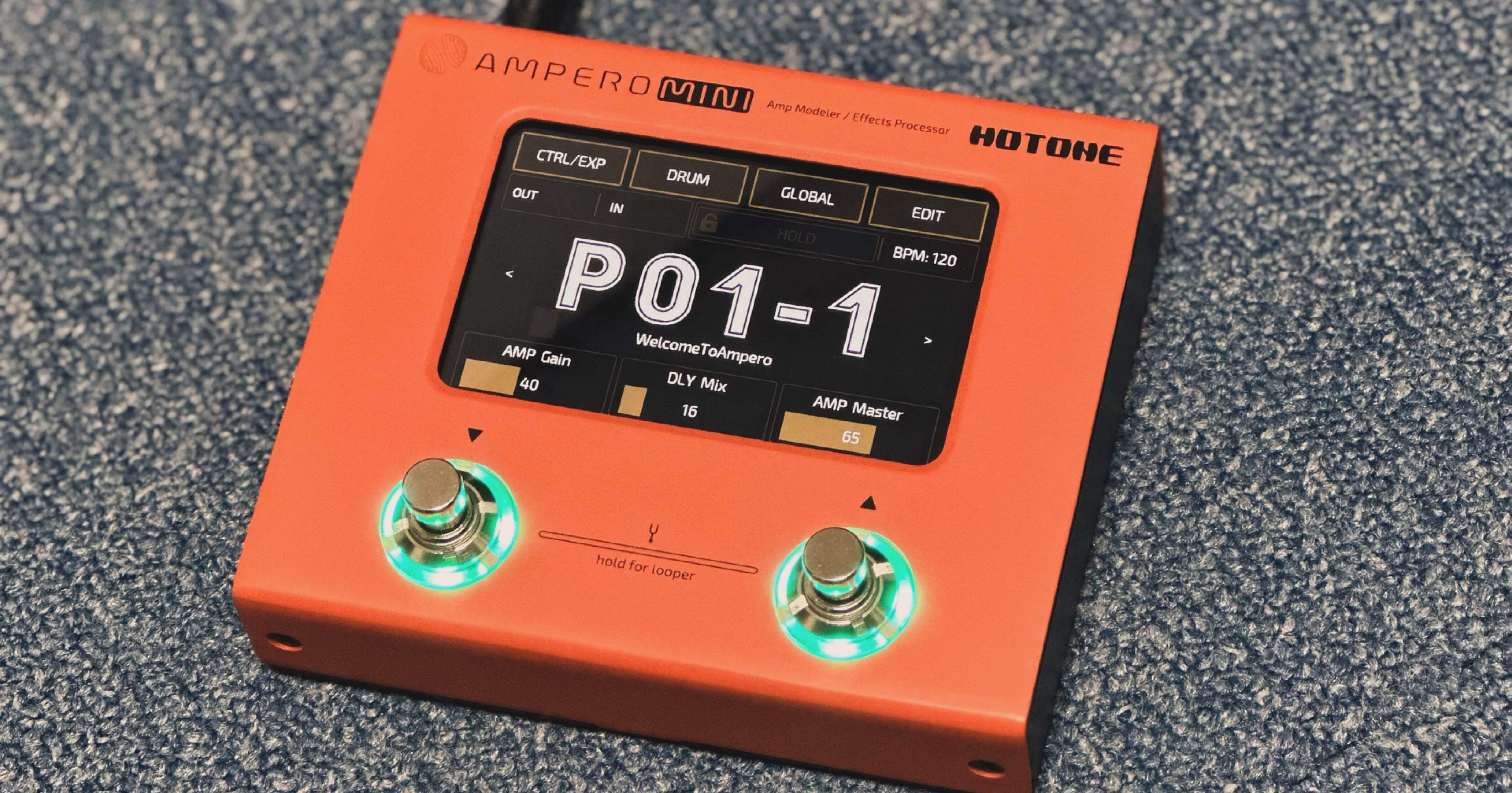 AMPERO MINIをMIDIで制御する｜naundz