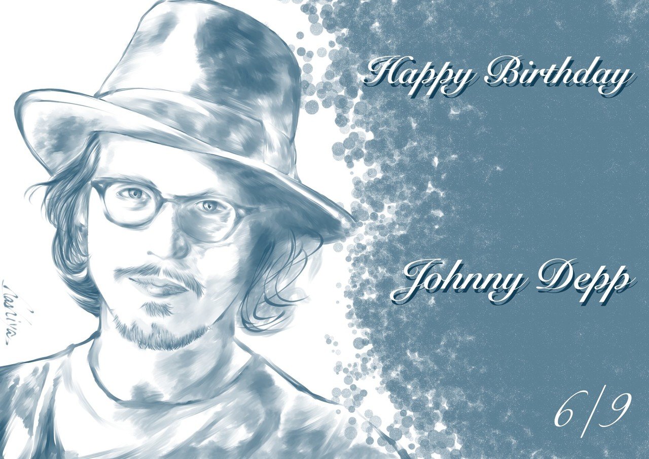 6月9日 Johnny Depp Hashiya 漫画家 イラストレーター Note