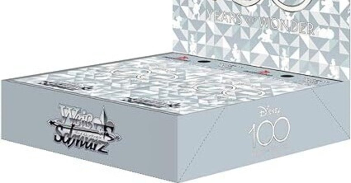 ヴァイスシュバルツ　Disney100  box 未開封　シュリンク付き 2個 ヴァイスシュヴァルツ ディズニー100 2BOX シュリンク付き