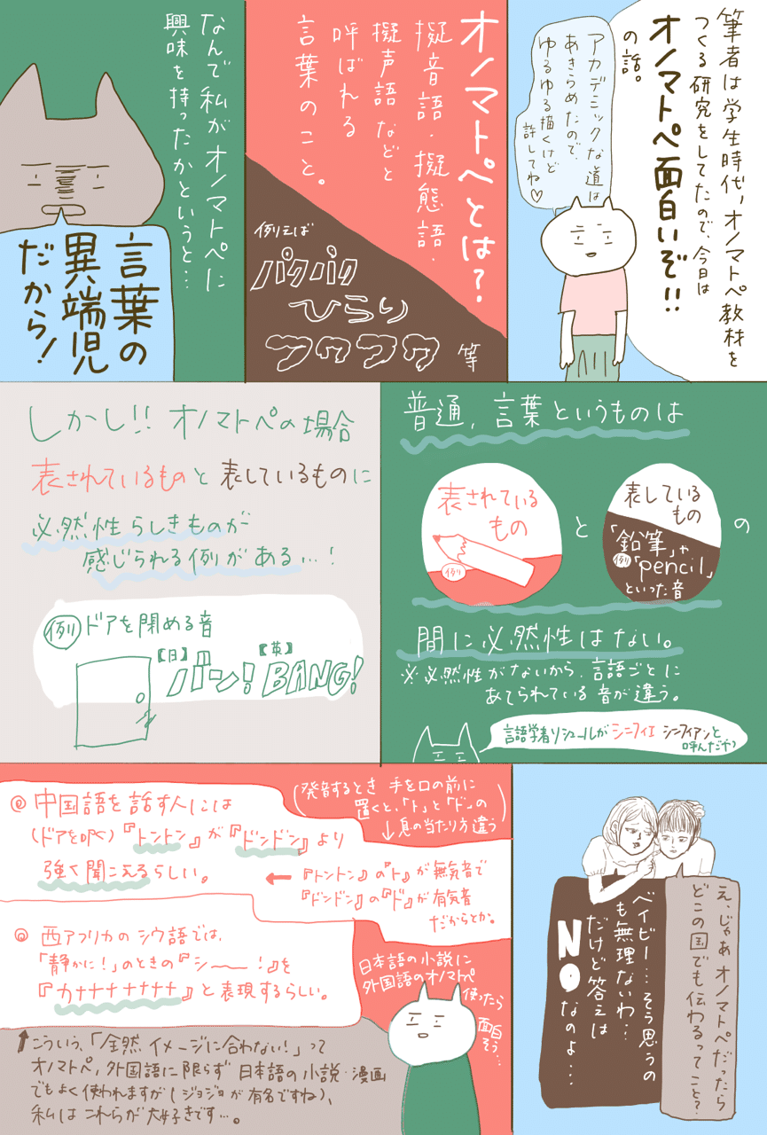 オノマトペは言語の異端児 けそ Note