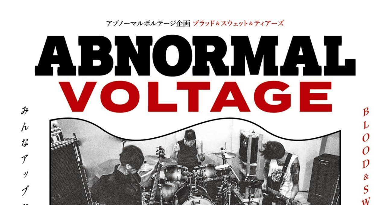 ABNORMAL VOLTAGEフライヤー｜MARBLE RECORDS