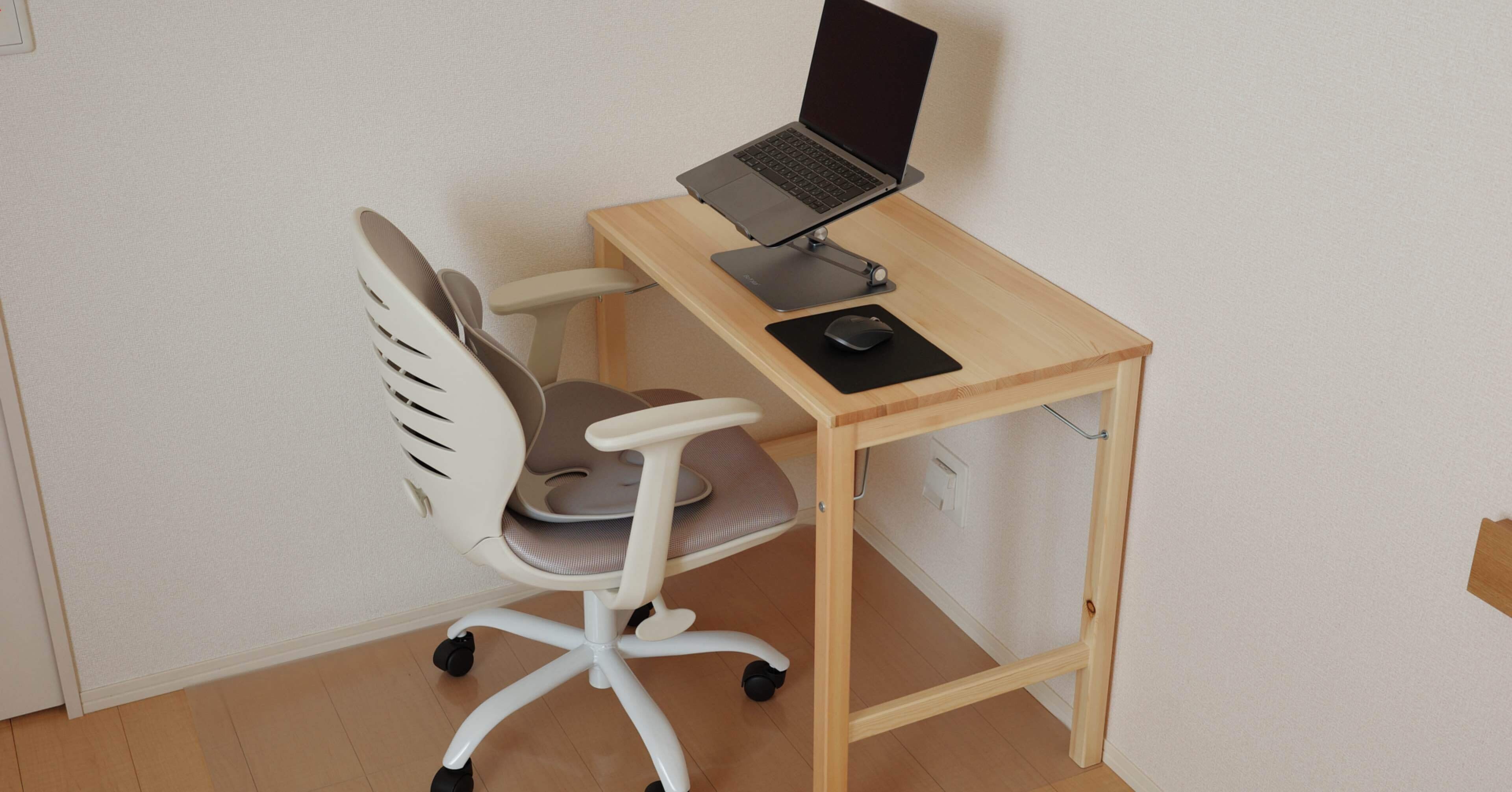 購入品】無印良品の折りたたみデスク＋αでシンプルな作業環境を作り