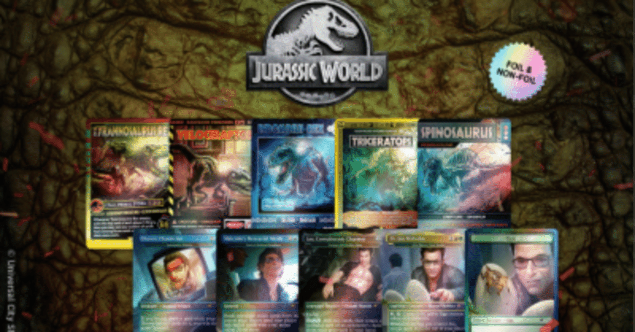 MTG】ジュラシック・ワールドコラボ紹介 Secret Lair編｜Ausgang