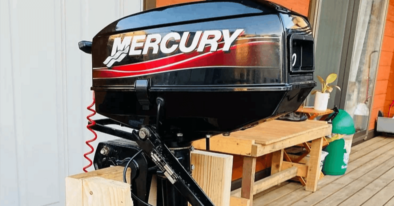 マーキュリー 2馬力(2st)メンテナンス手記｜ナガイフィッシングクラブ