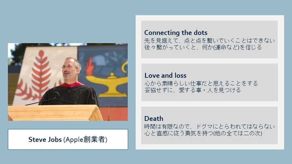 Steve Jobsがstanford大学の卒業式で送った歴史的スピーチ 要約 全文全訳 Yj Note Steve Jobsがstanford大学の卒業式で送った歴史的スピーチ 要約 全文全訳 Yj Note