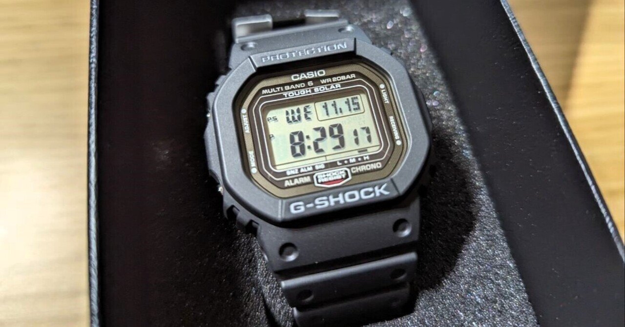 スマートウォッチ全盛の時代にあえて無骨なG-SHOCKを買ってみる