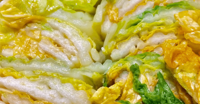 大節約時代のお料理レシピ：白菜の漬物のしょうゆマヨネーズ和え