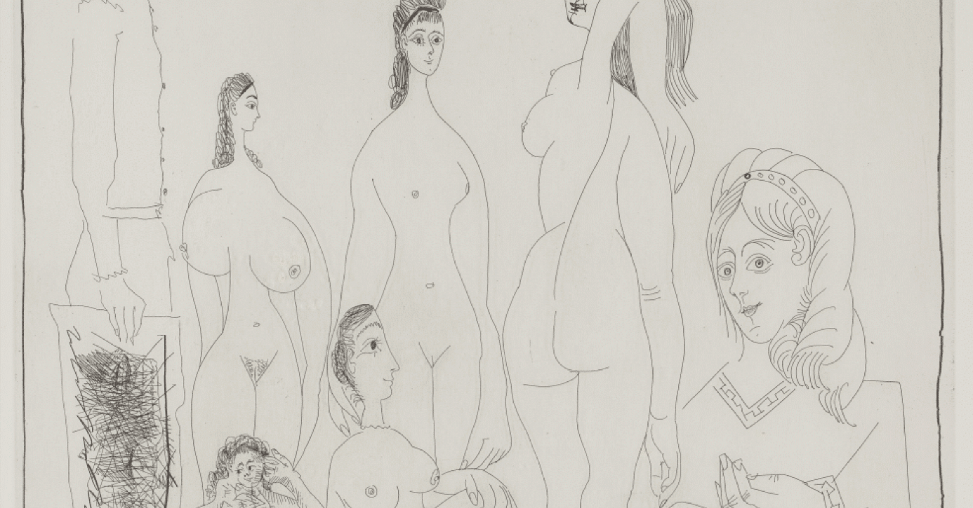 ピカソ 銅版画 エッチング347シリーズ 1986 査定 買取 致します