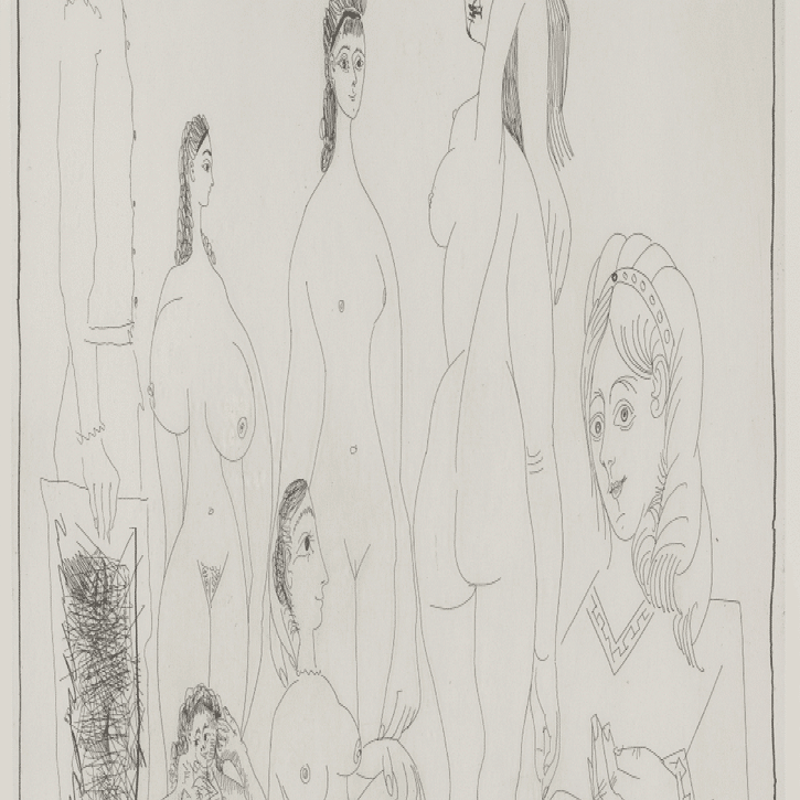 ピカソ 銅版画 エッチング347シリーズ 1986 査定 買取 致します