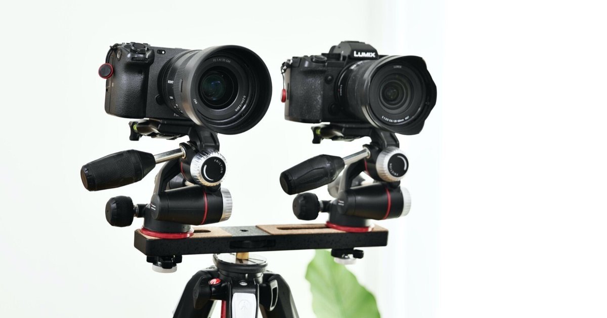 3台カメラまとめ 比較動画、同時記録には欠かせない！カメラを2台載せる SLIK