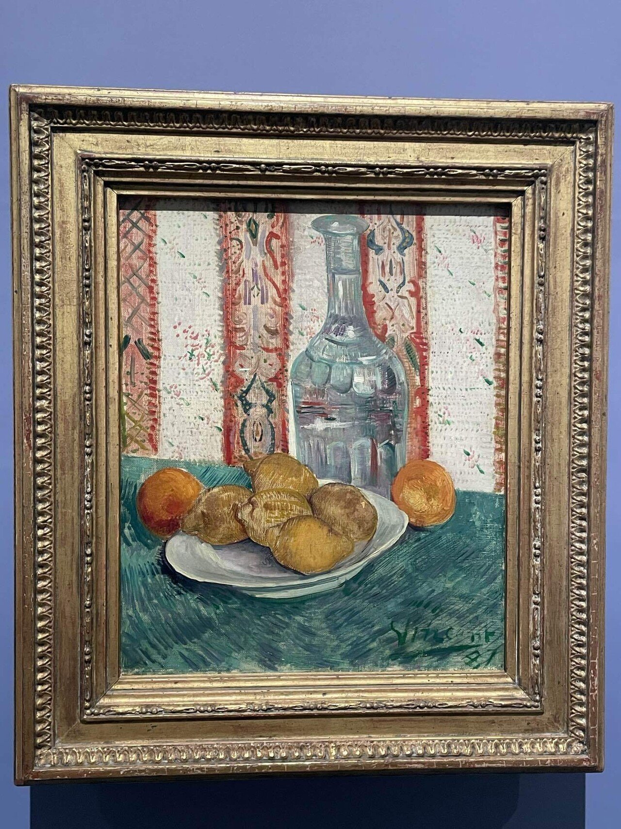 油彩　アネモネと水差し 油彩 アネモネと水差し 【公式通販】