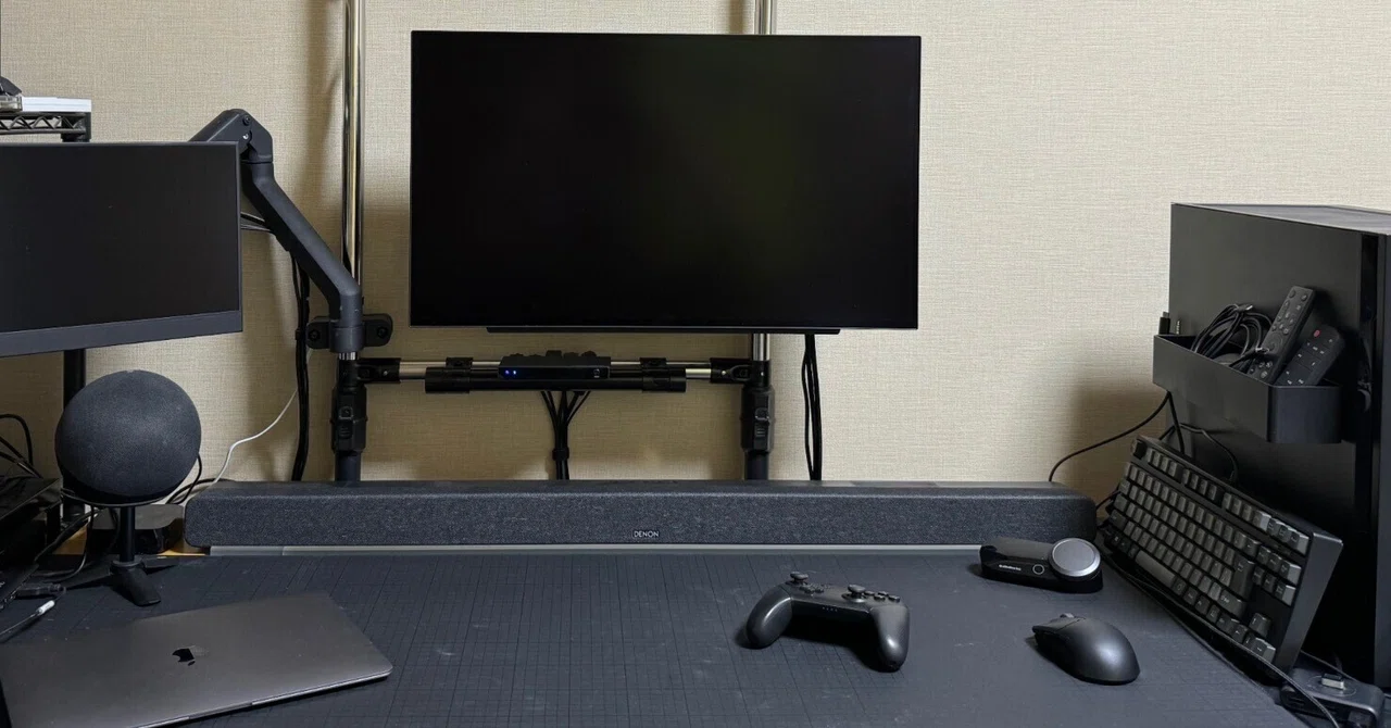 PCモニターとサウンドバーですっきりゲーミング環境をつくろう！｜KENTZ