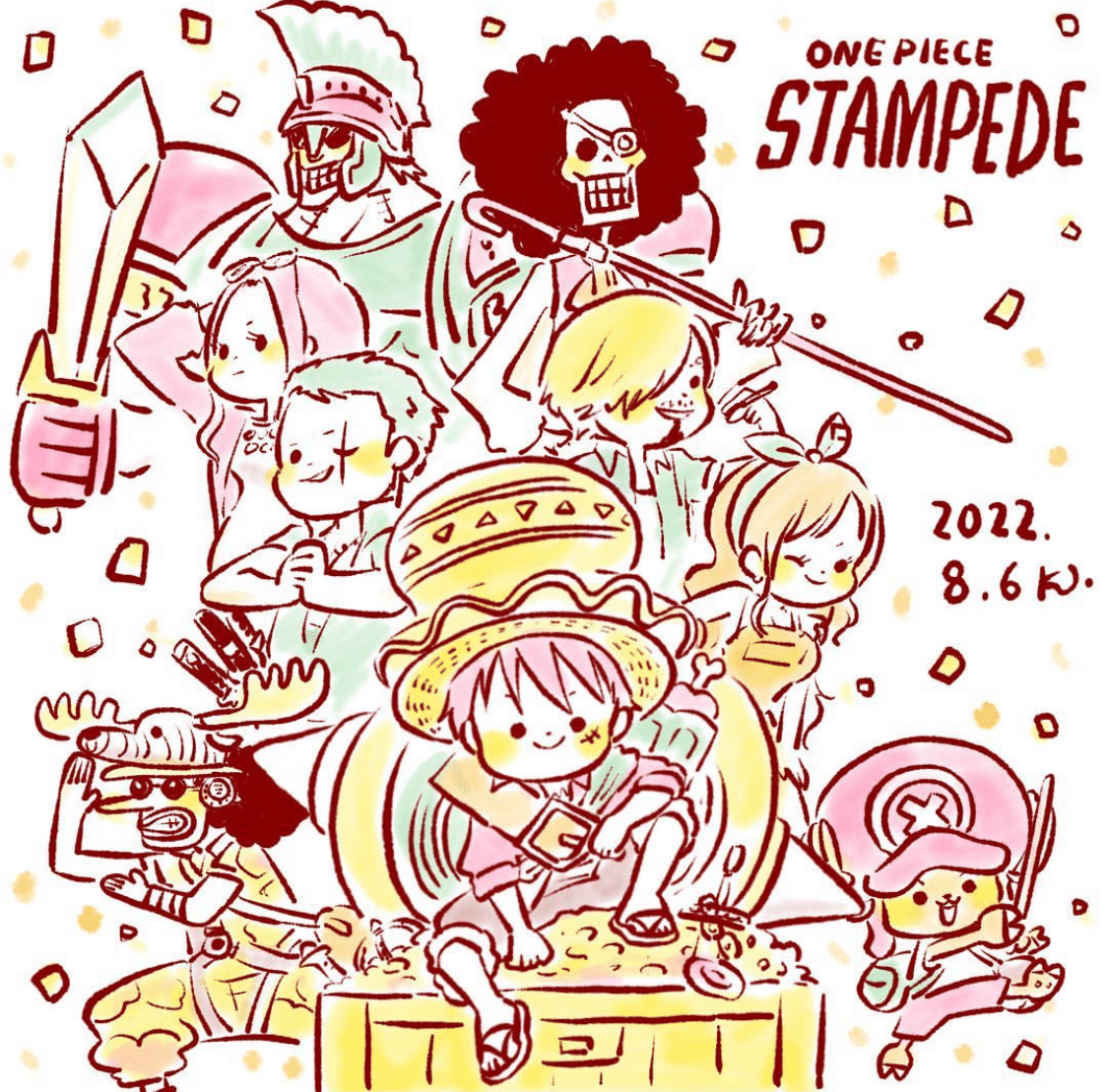 ONE PIECE イラスト｜のだかおり イラストレーター