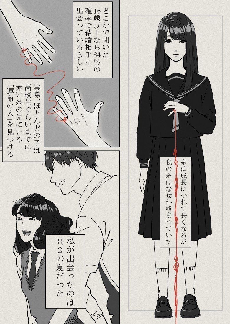 運命の赤い糸 が見える世界の話 K けいど Note 運命の赤い糸 が見える世界の話 K けいど Note