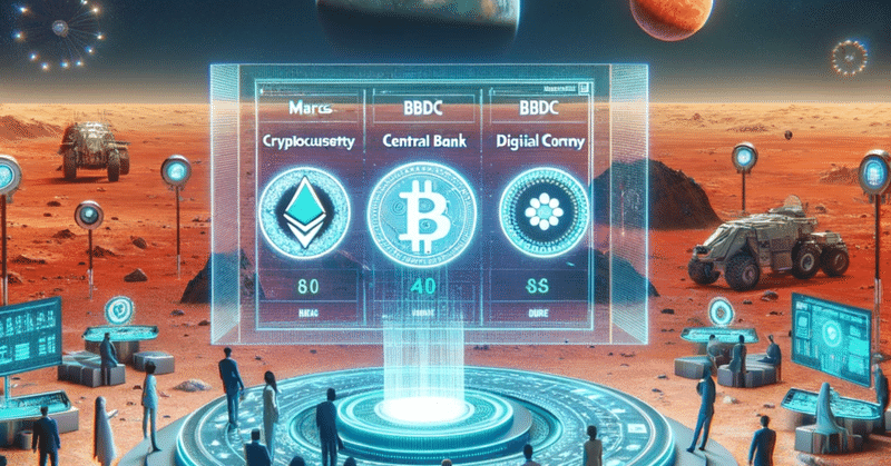 火星に国をつくるなら、お金はcryptoであるべきか統一デジタル通貨であるべきか