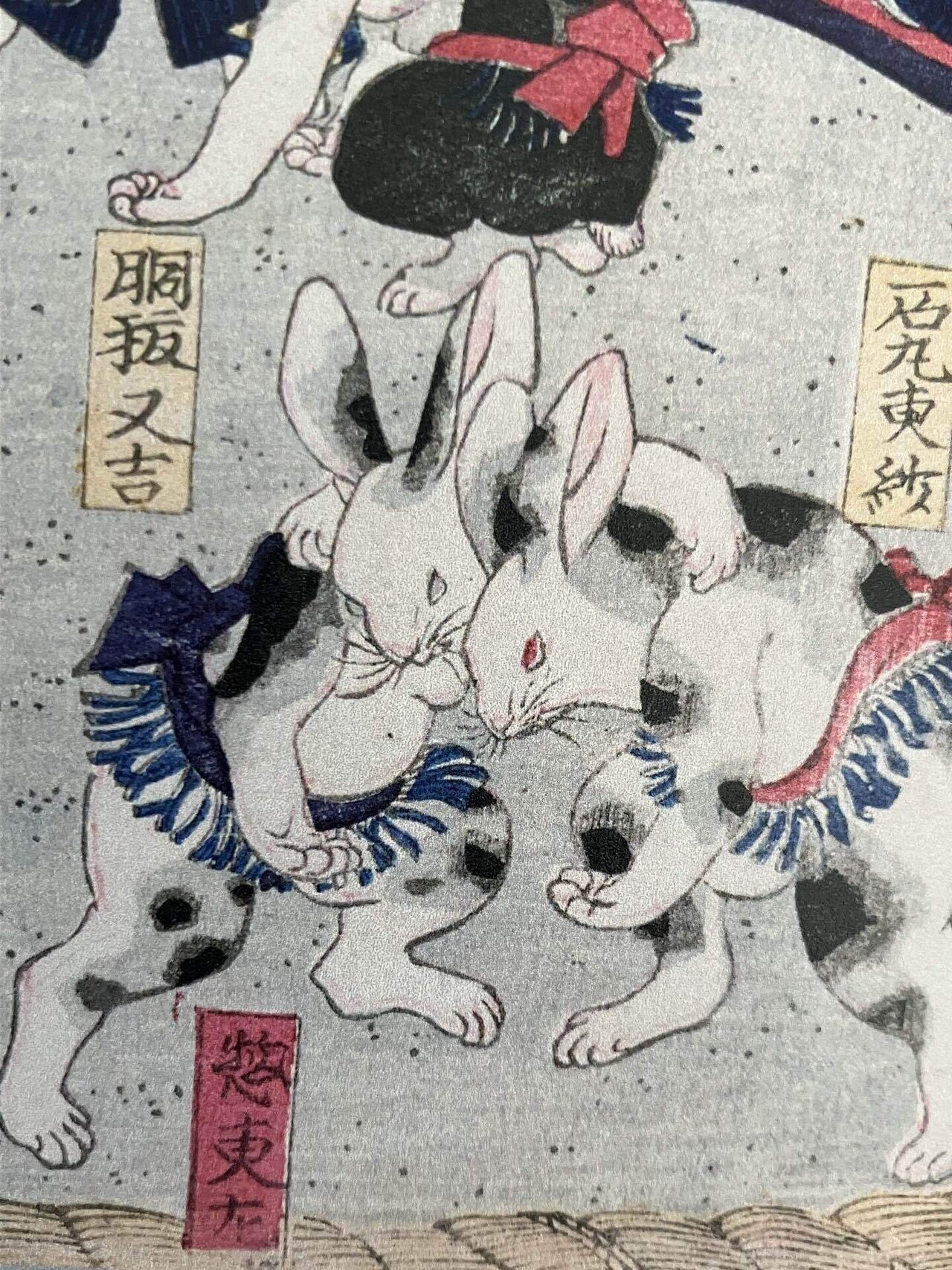 兎の相撲という、浮世絵の傑作｜Ladybug Ink