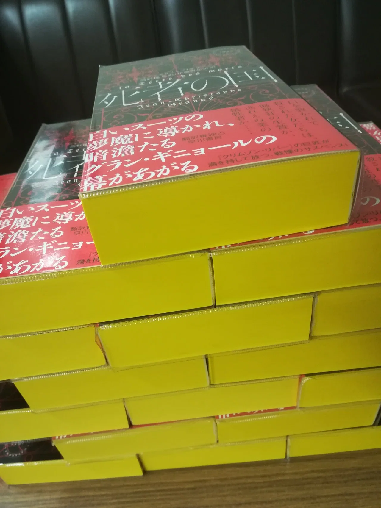読める煉瓦発売中！ ジャン゠クリストフ・グランジェ『死者の国』厚さ