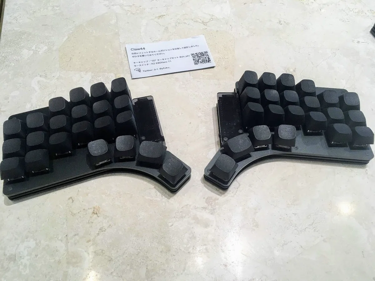 自作キーボードへの第一歩。 #Claw44 を組み上げる。 - 徒労日記 