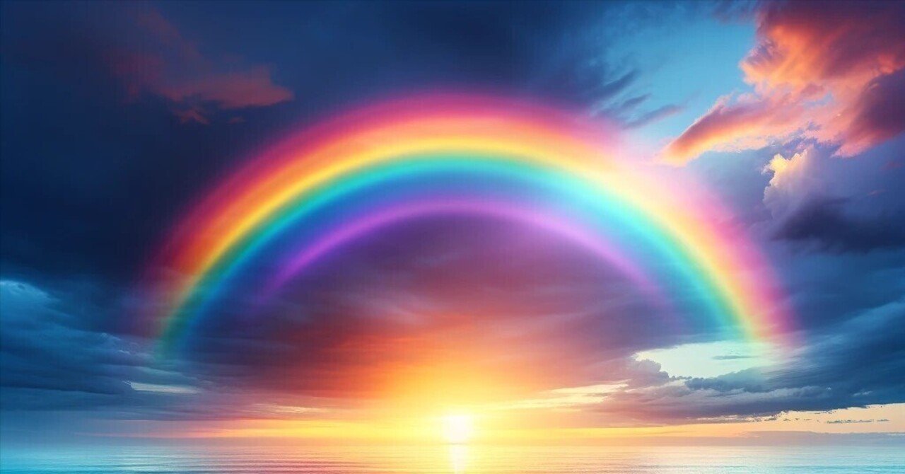 AIイラスト】いろんな虹の絵を描きました！｜gorojy