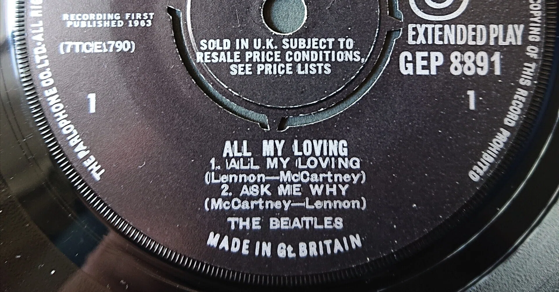 英LP With The Beatles UKオリジ 1960年代後期の再プレス BEATLES /‎ WITH THE BEATLES [LP - EAS-80551]：60'S ROCK：アナログ