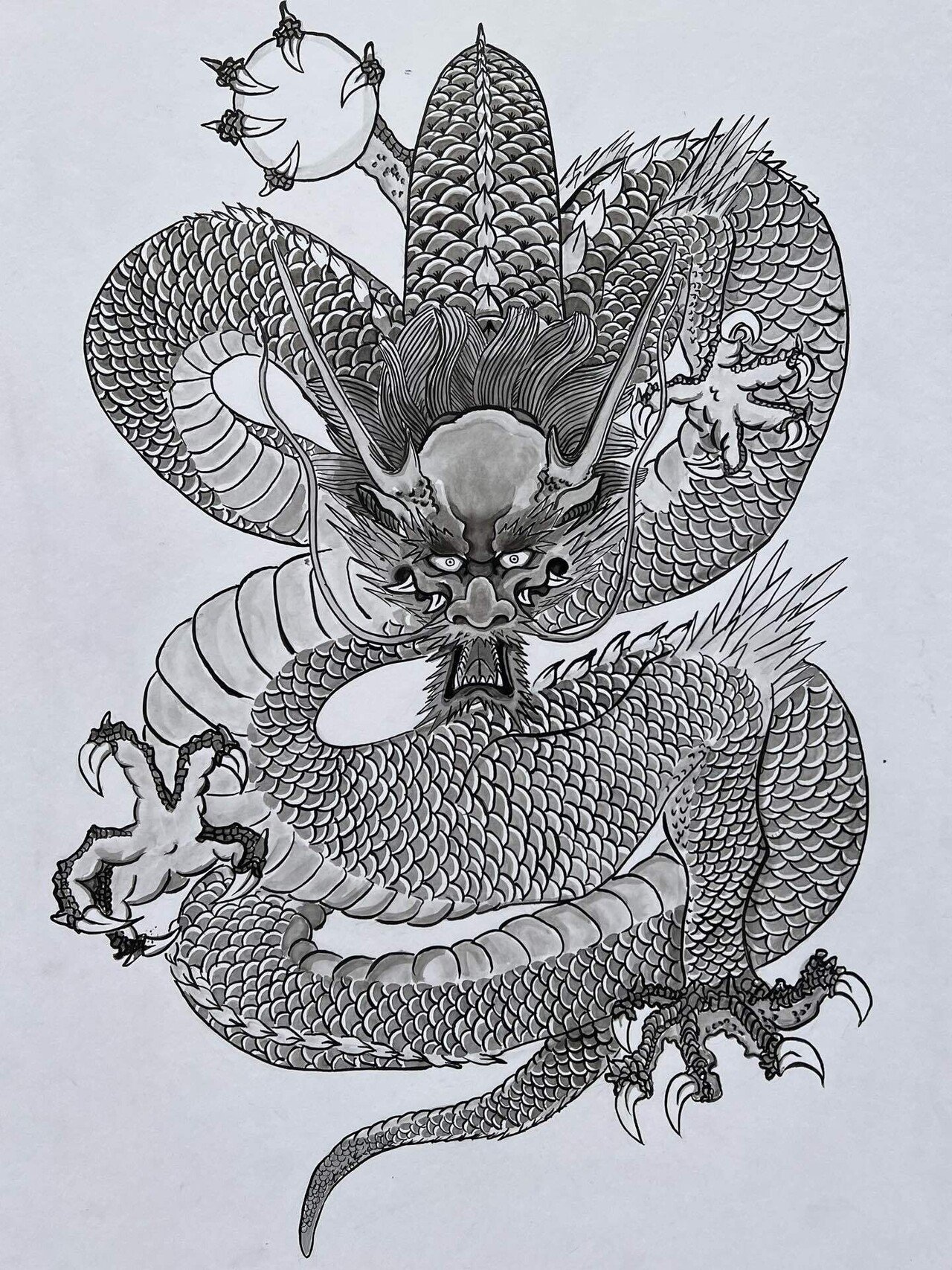 開運絵画　龍神様の眼　拡大のエネルギー　ターコイズブルー　花と龍神様　金箔 開運絵画 龍神様の眼 拡大のエネルギー ターコイズブルー 花と龍