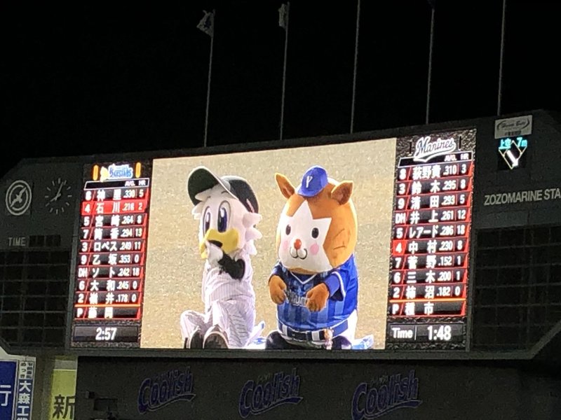 ロッテ対dena3戦目 ククルクルル Note