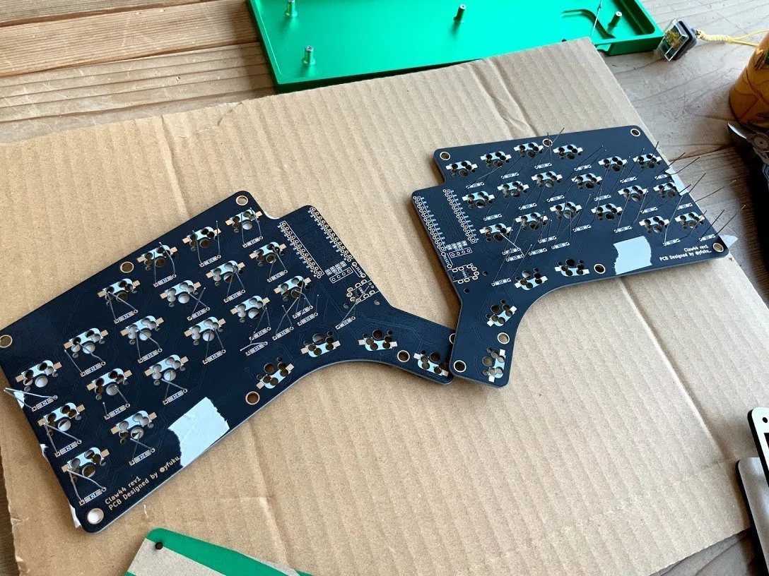 自作キーボード Claw44 を組み立てました｜miyaoka