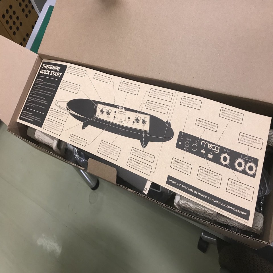 moog THEREMINIを買ってみた。｜みくばんP