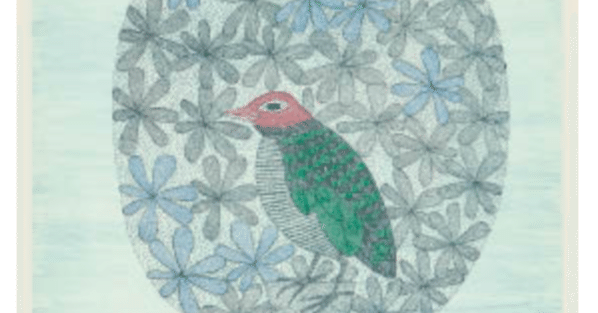 南桂子 銅版画 エッチング 「木の上の鳥」 1980年 査定 買取 致します