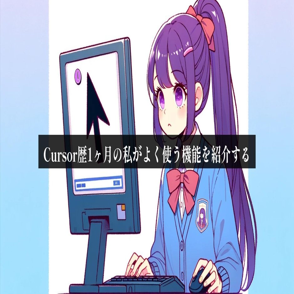 Cursor歴1ヶ月の私がよく使う機能を紹介する｜ニケちゃん