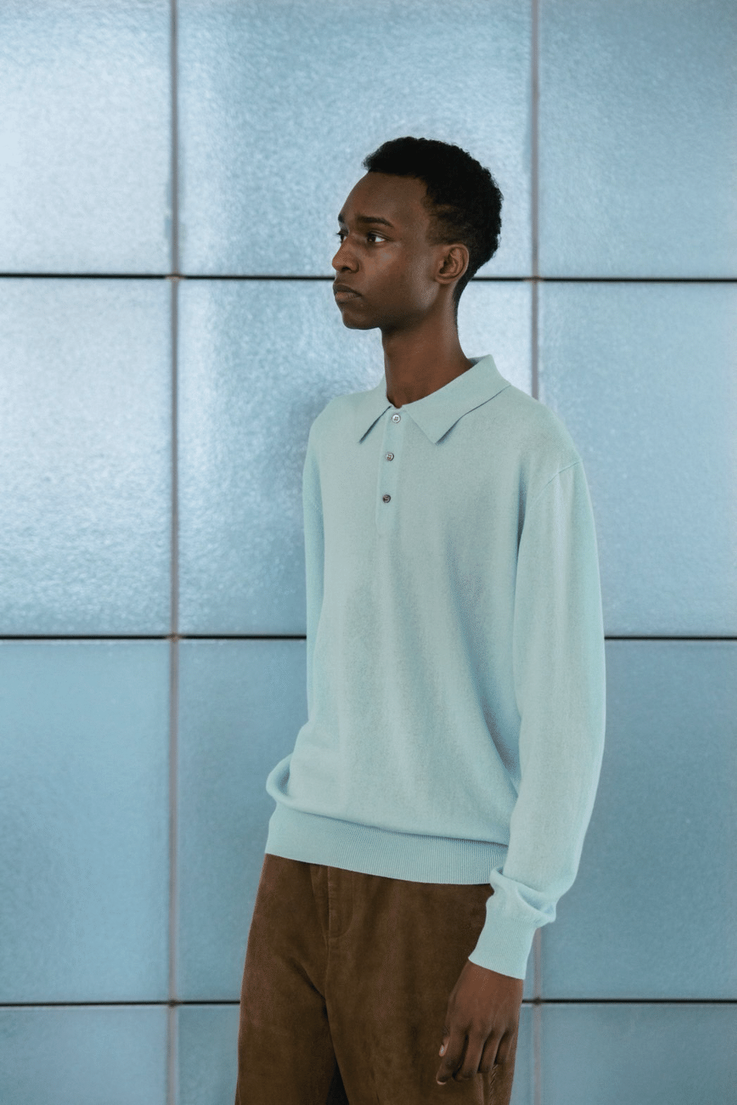 waldenode × tkmm カシミヤニットポロ ウェルノード Cashmere polo sweater project｜y_s_k117