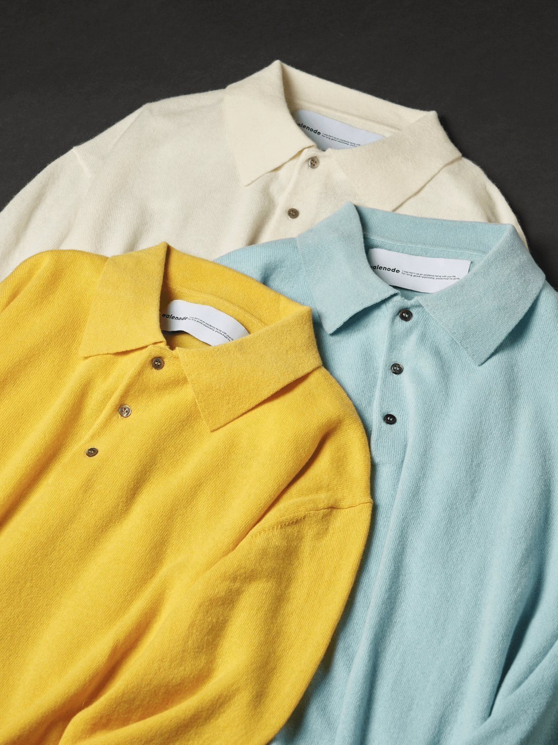 Cashmere polo sweater project｜y_s_k117