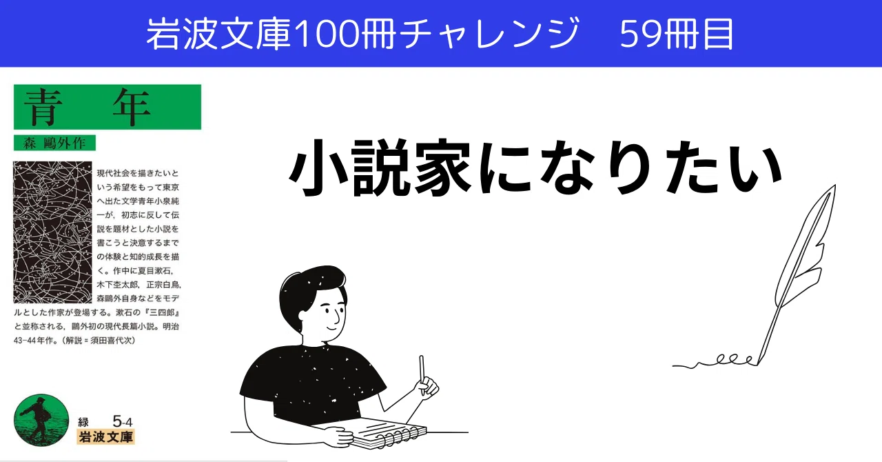 書き手の心、小説家になりたい【青年】岩波文庫チャレンジ59/100冊目｜Y.I