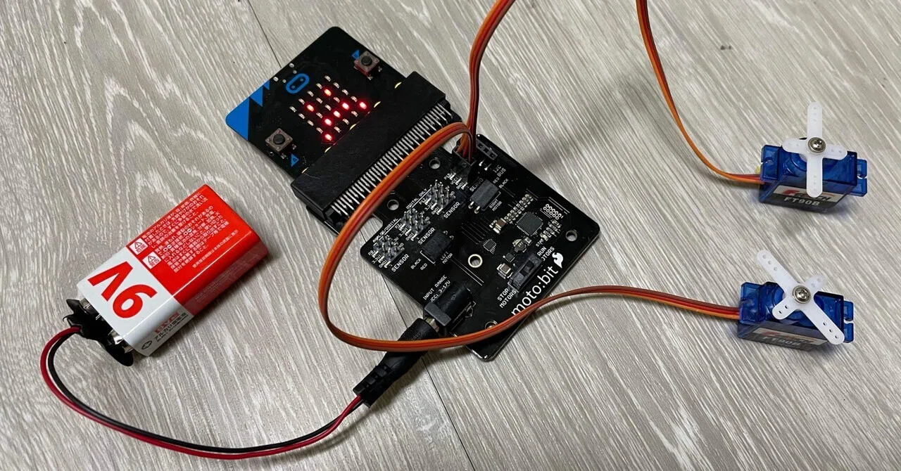 micro:bit+(moto:bit or keyestudio)=?｜門田和雄