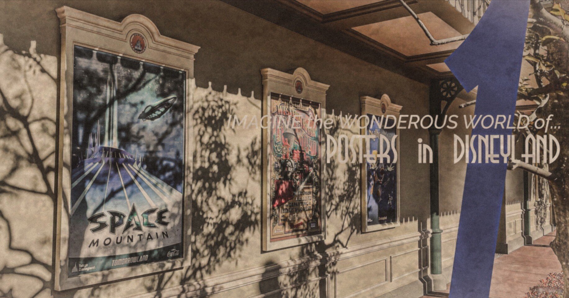 一日の計はポスターにあり【ディズニーランドの入り口で①