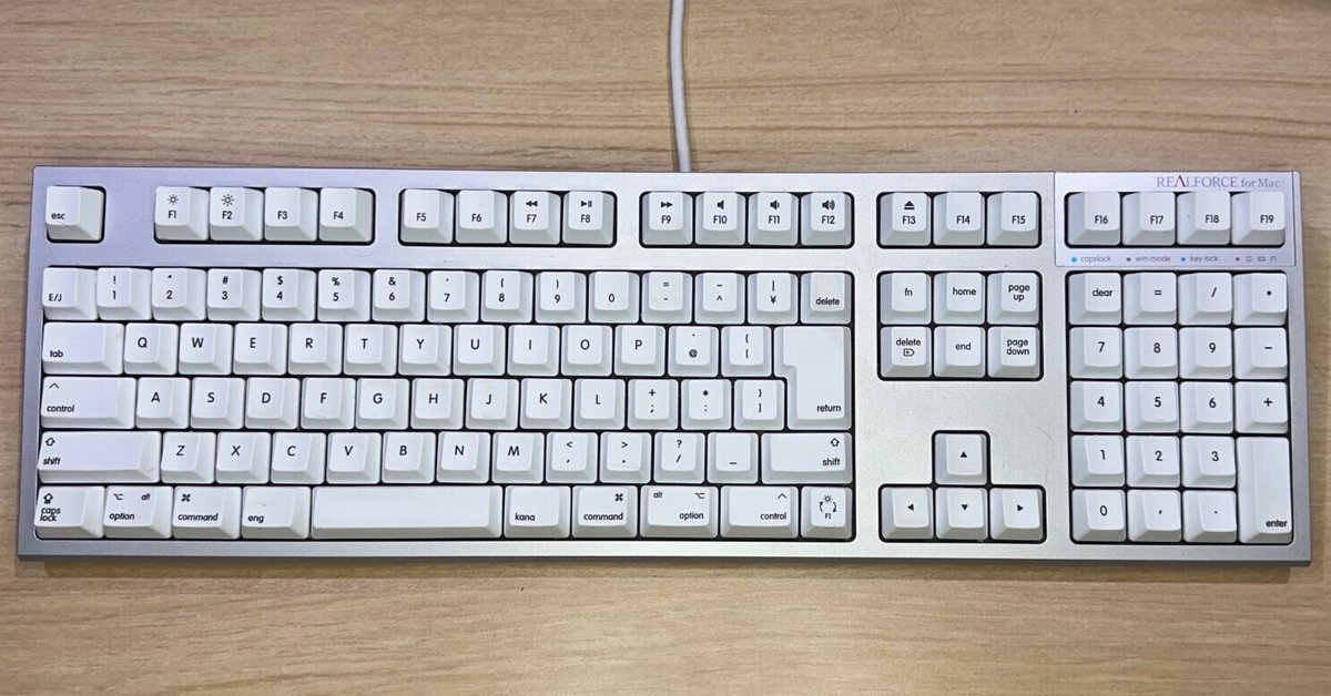美品 REALFORCE R2SA-JP3M-WH for Mac