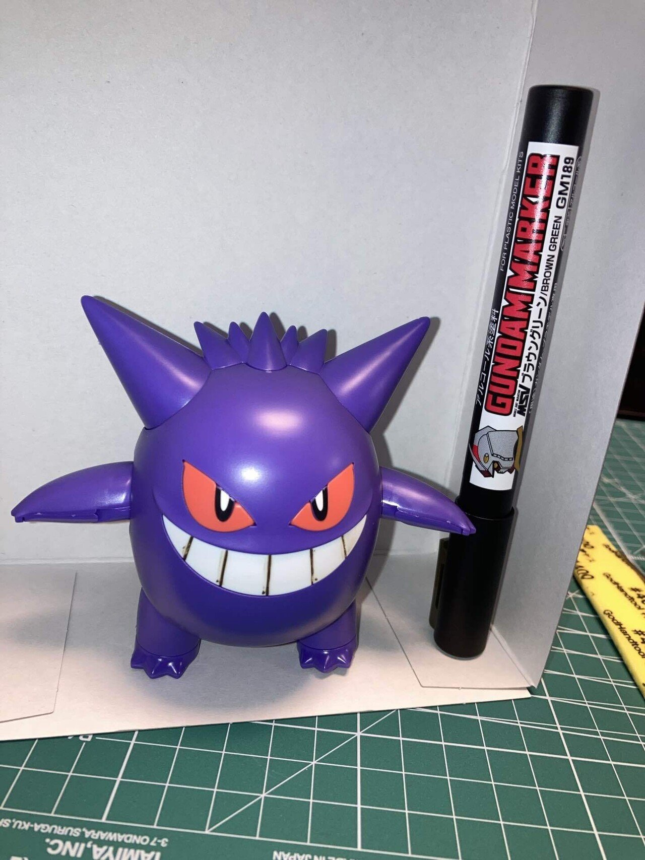 【ポケプラ】ゲンガー　完成品　ジオラマ ポケプラ】ゲンガー 完成品 ジオラマ ゲンガー】ポケモン