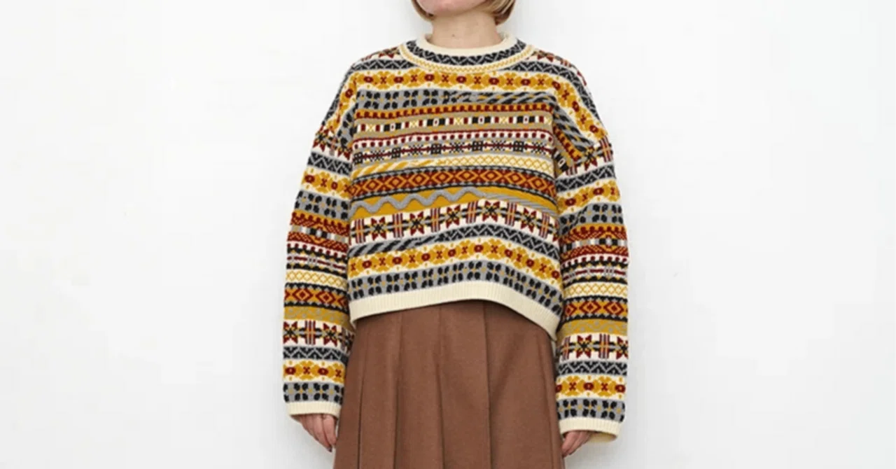 シーズンムード漂うフェアアイルニット【COOHEM】FAIR ISLE KNIT PO 