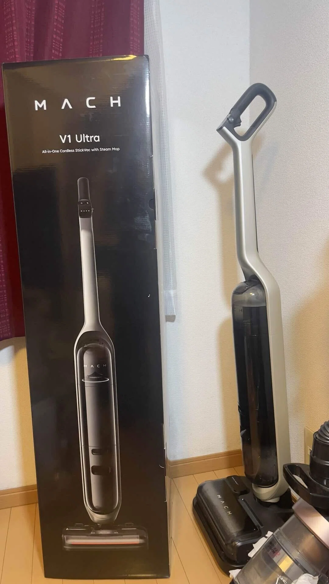 ほぼ未使用 Anker MACH マッハ V1 Ultra きやすく スチーム掃除機