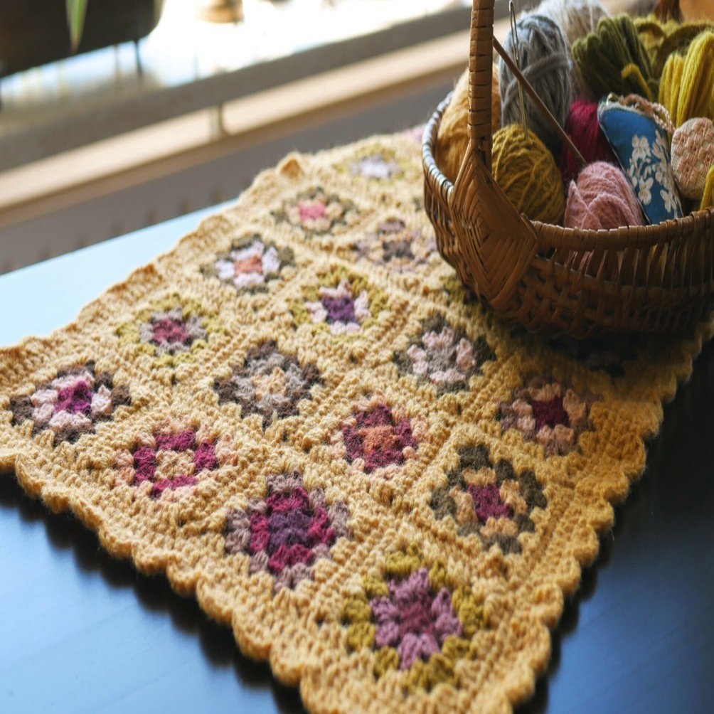 愛しのグラニースクエア【編み物に恋して】｜シトロンの手仕事 in China