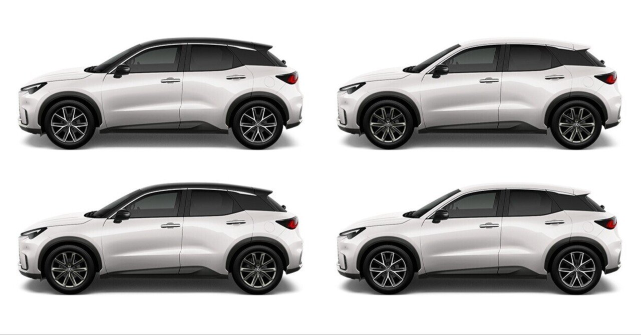 レクサスLBXの「Cool」と「Relax」のホイールを逆にしてみました