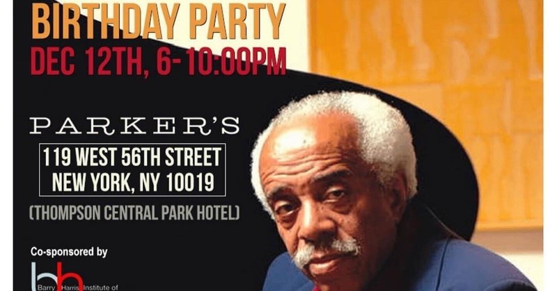 Barry Harris Birthday Party 2023 @Parker’s NYC