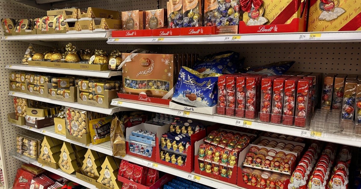 チョコレート好き必見！アメリカで見つけたクリスマス限定