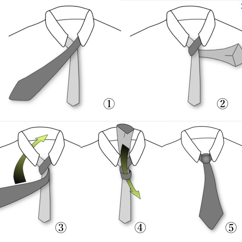 ネクタイの結び方の基本 まずこれをマスターしておこう 解説付き シャクモトタツヒロ 縫製アトツギアドベンチャー Note