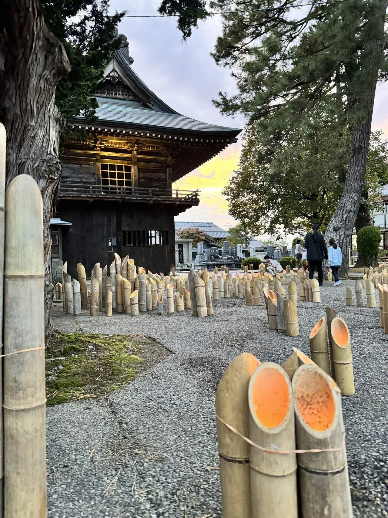 16.むらかみ宵の竹灯籠まつり 10/8⑥ 日本海側、予定変更の旅。2023.10