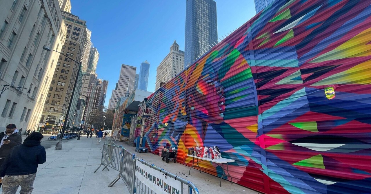 NY ニューヨーク　アーティスト作品　アルベロベロ風　切り絵 NY ニューヨーク アーティスト作品 アルベロベロ風 切り絵